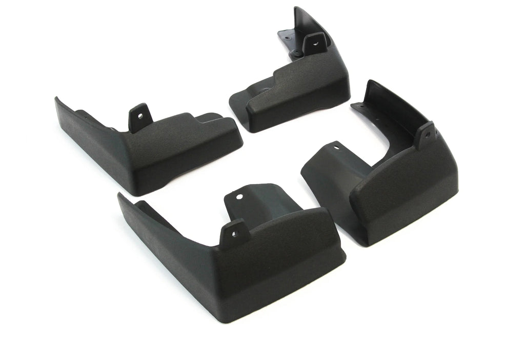 Mud Flaps Splash Guards Front and Rear Molded 4pc Full Set W738598
