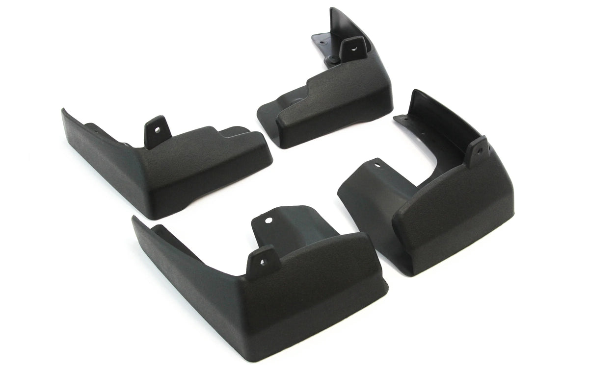Mud Flaps Splash Guards Front and Rear Molded 4pc Full Set W738598