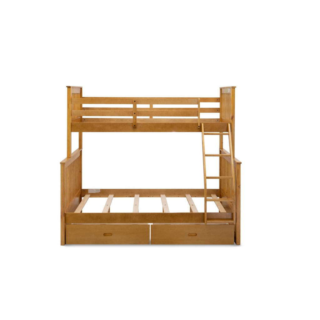 Oak Youth Bunk Bed X8109
