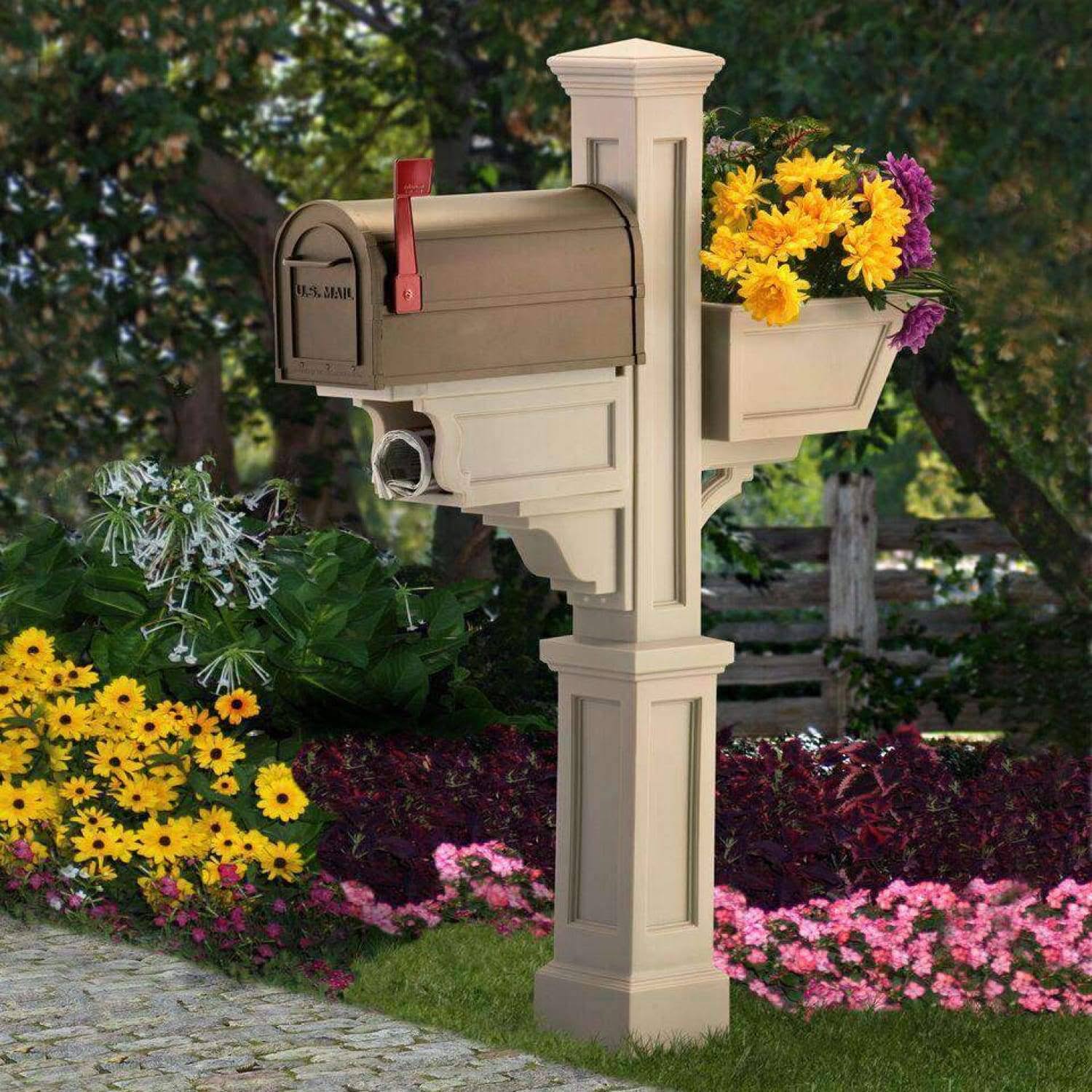 White Mail Post V805