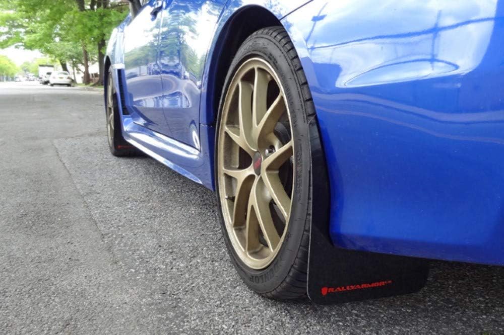 Black Mud Flap with Red Logo E3193