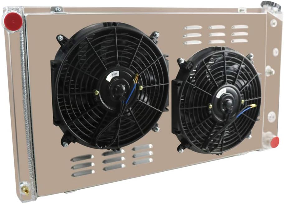 3 Row Aluminum Radiator with 12 Inches Fan and Shroud C913
