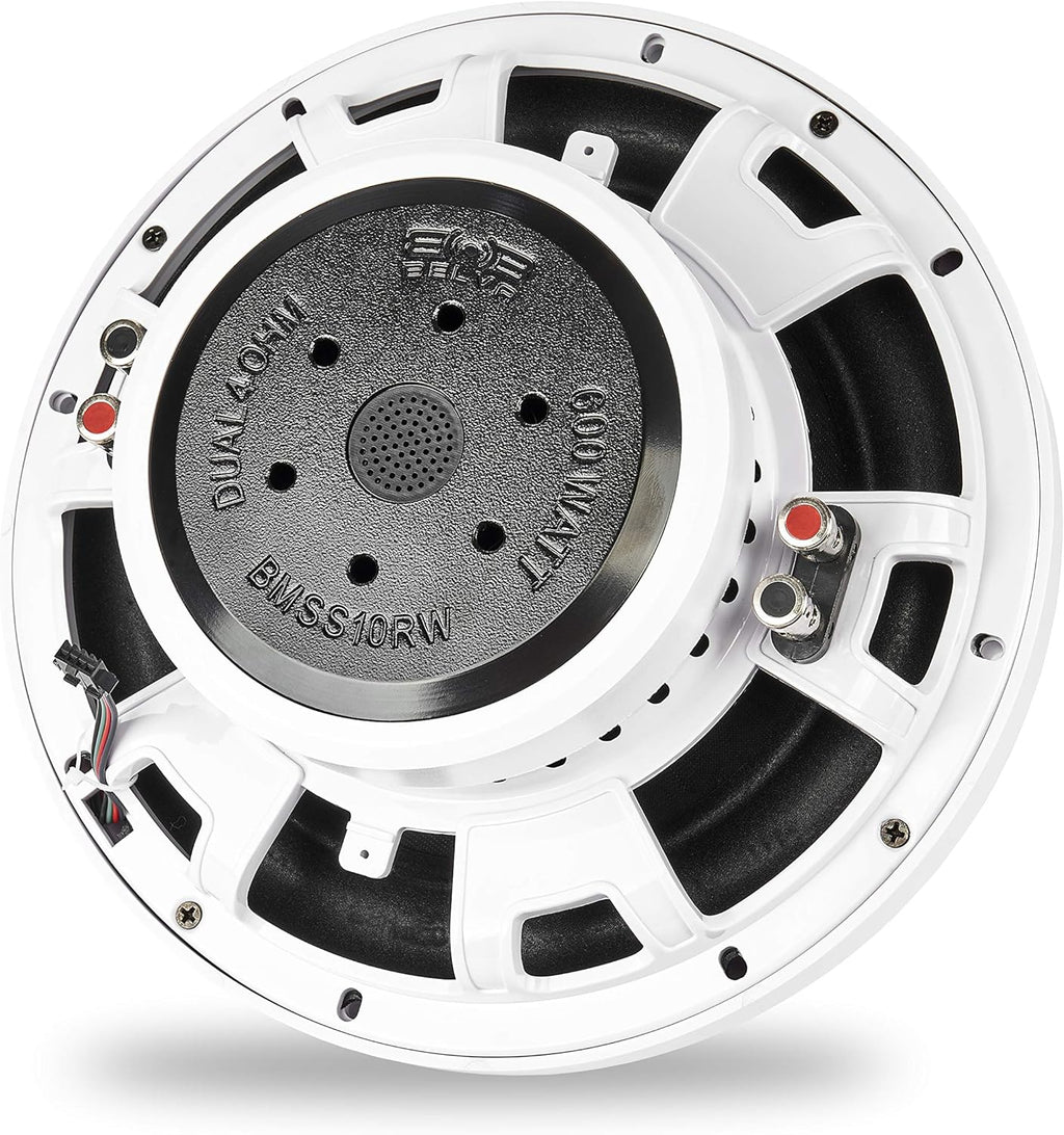 Marine Subwoofer Shallow 10" with Multicolor RGB Lights Pack of 2 X7325