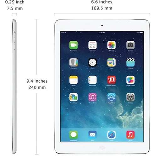 Refurbished Apple iPad Air 9.7in Wi-Fi 64GB Space Gray E800