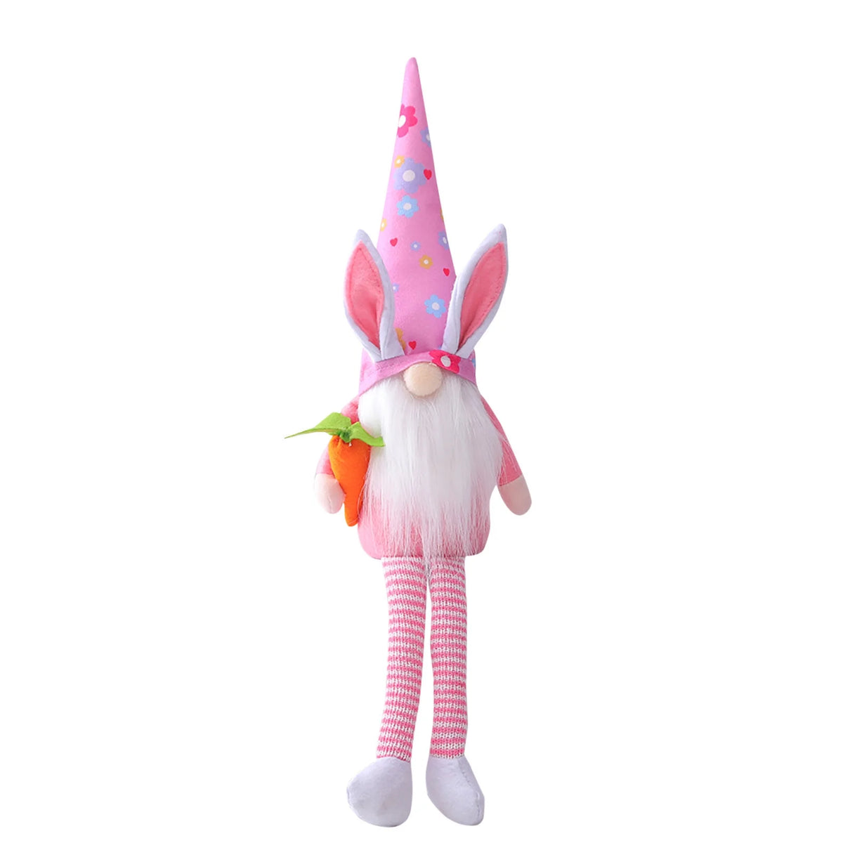 Jasmine Ornament Easter Bunny Carrot Doll Decoration 1PC A7375