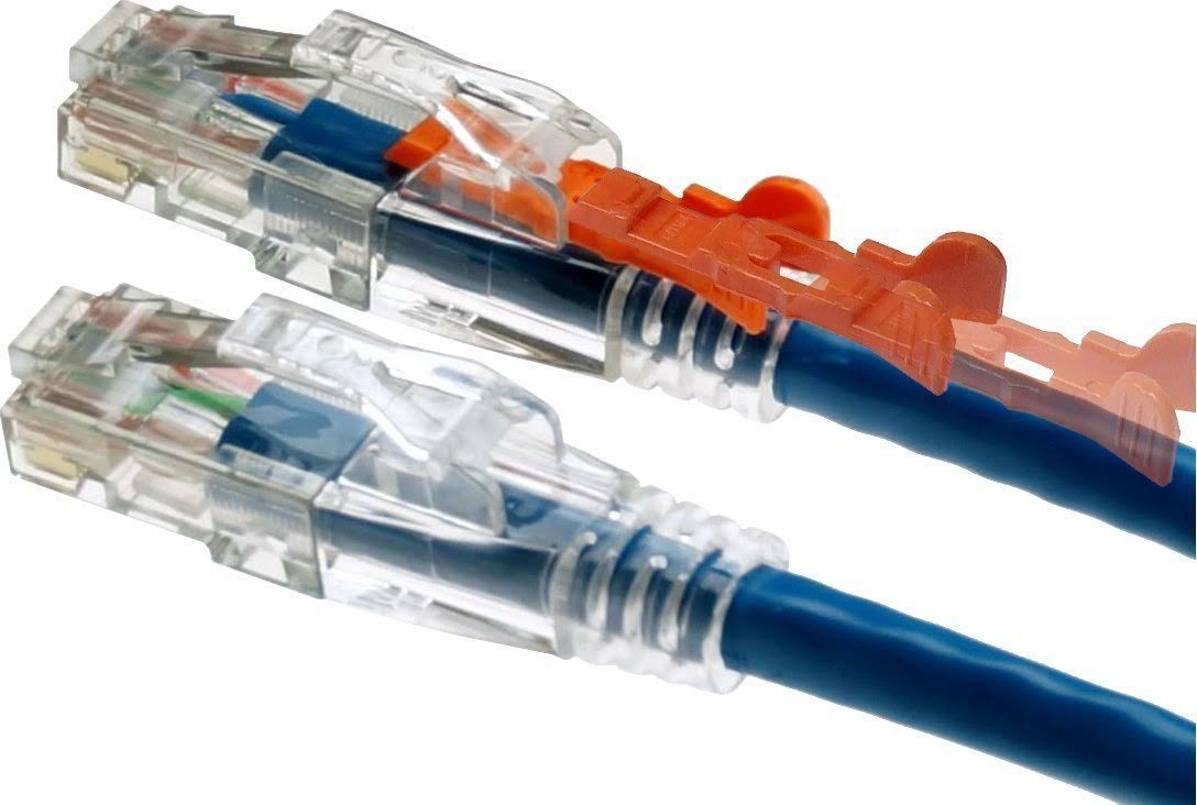 100 ft. Lockable Cat6 Patch Cord, Blue I4378