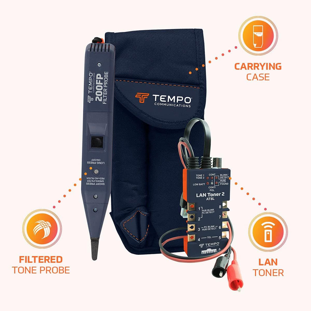 Digital LAN Tracing Kit with Filtered Tone Probe and LAN Toner C320