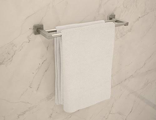 18x22 Double Rail Towel Bar - Satin Nickel A162