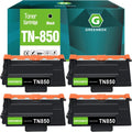Compatible Toner Cartridge for Brother TN850 TN820 (4 Black) Pack of 2 R5397