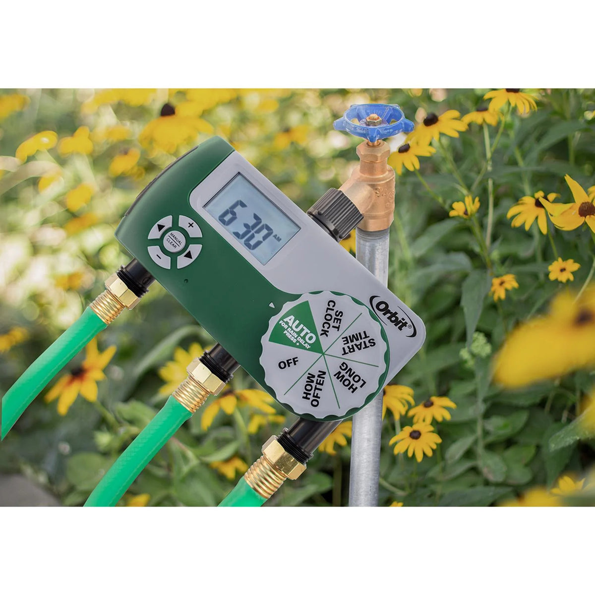 3-Outlet Programmable Hose Faucet Timer H9624