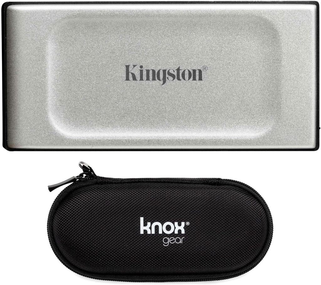 2TB Portable External SSD with Hard Travel Case Bundle I7286