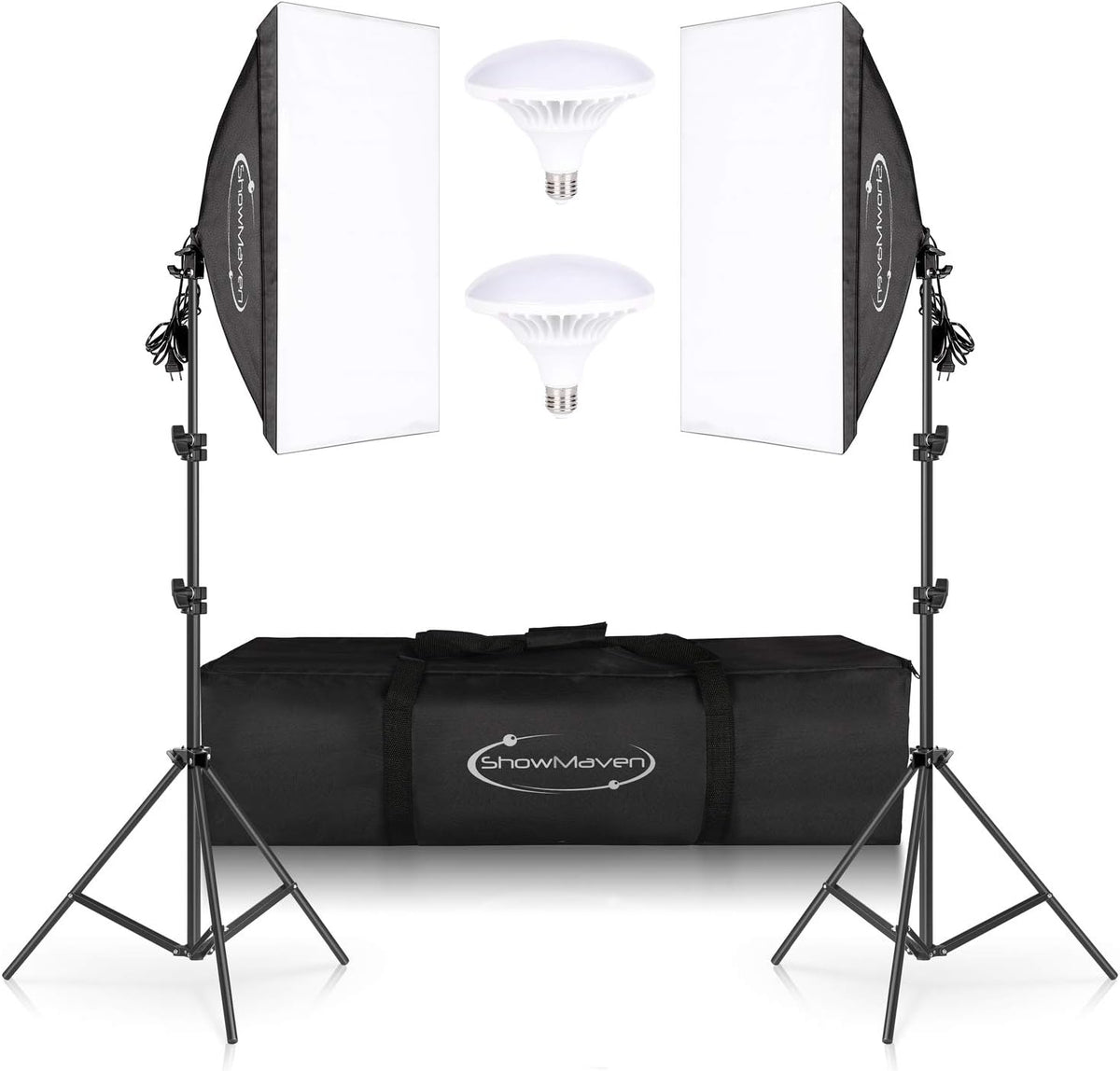 Softbox Lighting Kit 20x28'' Continuous Lighting with 2pcs 5500K Bulb K6919