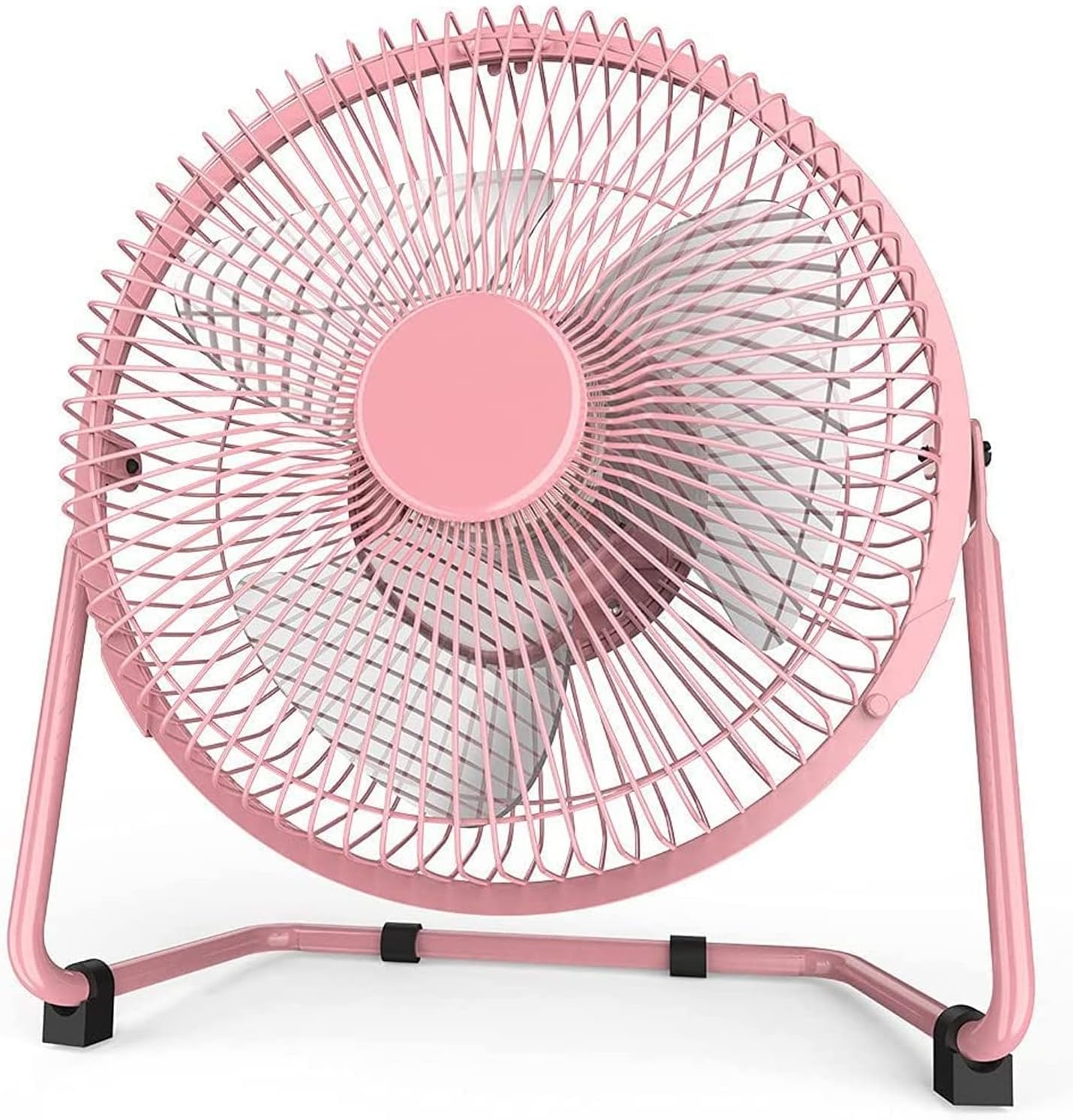 Black 9-Inch USB Rechargeable Desk Fan D674