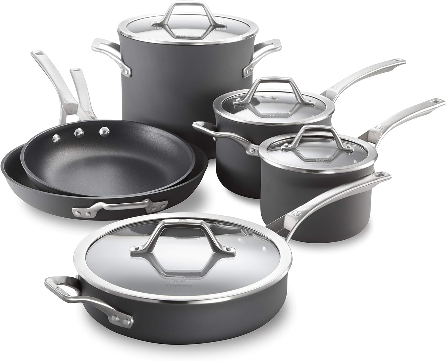10-Piece Stainless Steel Cookware Set I2261