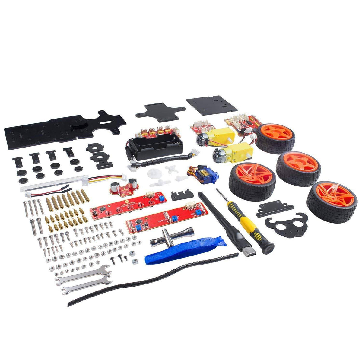 DIY Robot Kit with Ultrasonic Sensor V500297
