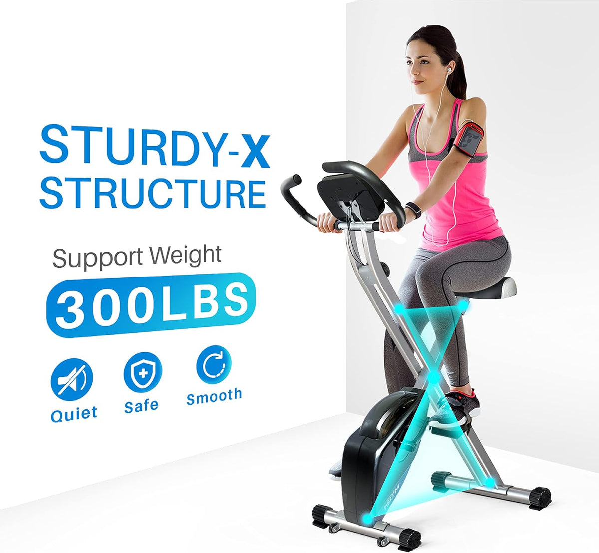 Magnetic Resistance Stationary Exercise Bike Y9353
