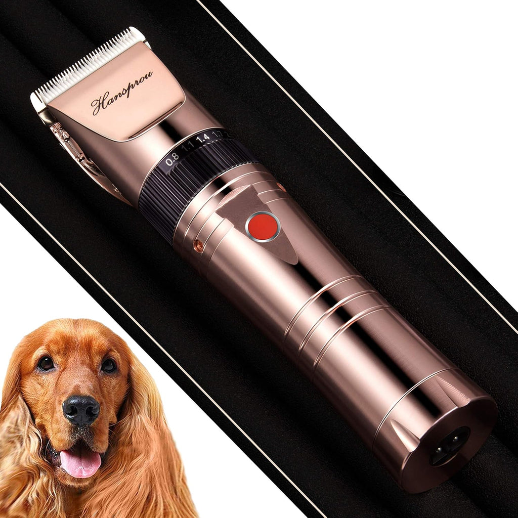 Dog Shaver Clippers with Guard Combs Brush Pack of 2 O7914