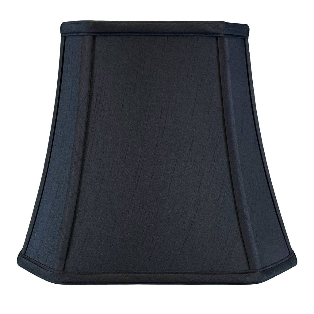 Black Square Cut Corner Bell Lamp Shade, Set of 2 J166