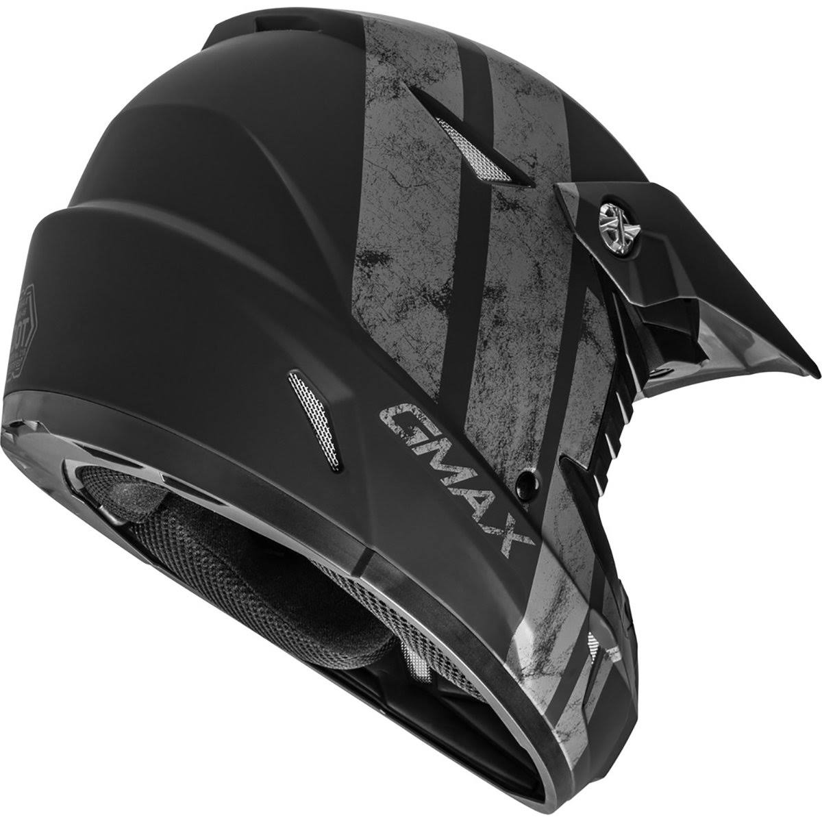 Matte Black/White/Red Off-Road Helmet Medium H5183