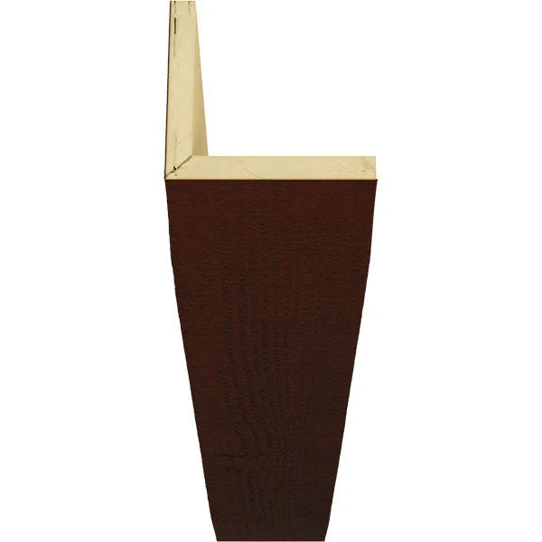 6x22W x 6x22H x 12&L 2-Sided Rough Sawn Faux Wood Ceiling Beam B102