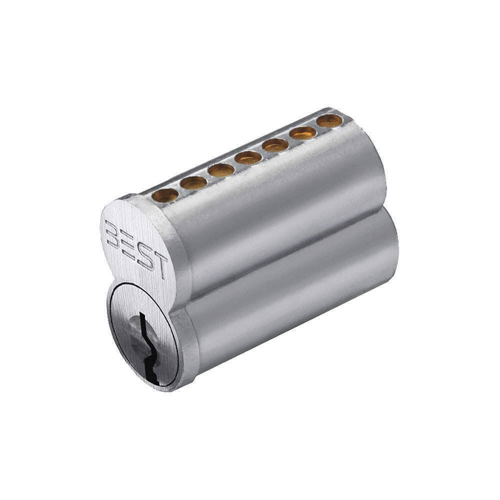 Satin Chrome Interchangeable Core, 7 Pins V82550