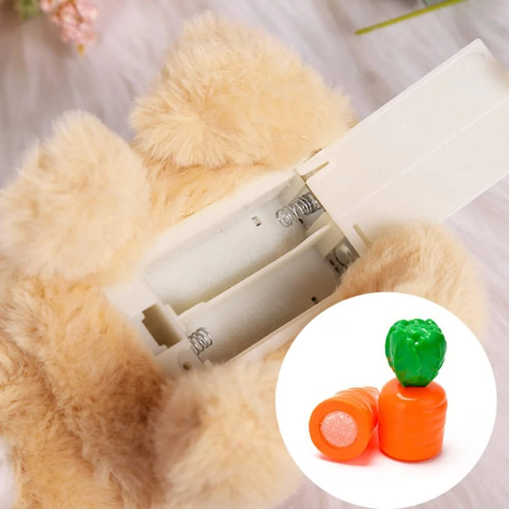 3pcs Bunny Plush Interactive Toys with Carrot A5032