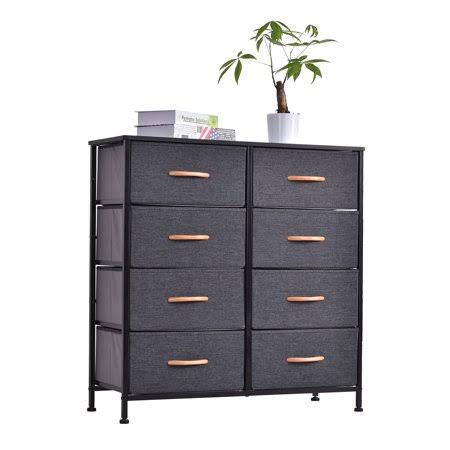 Gray 8 Drawer Dresser and Chest Storage Tower U731270
