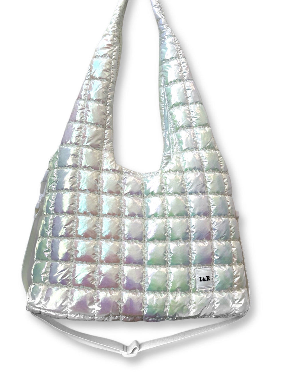 Iris Puff Galaxy Hobo (#24239) - Shiny and Stylish Bag -  By Iris & Rainbow