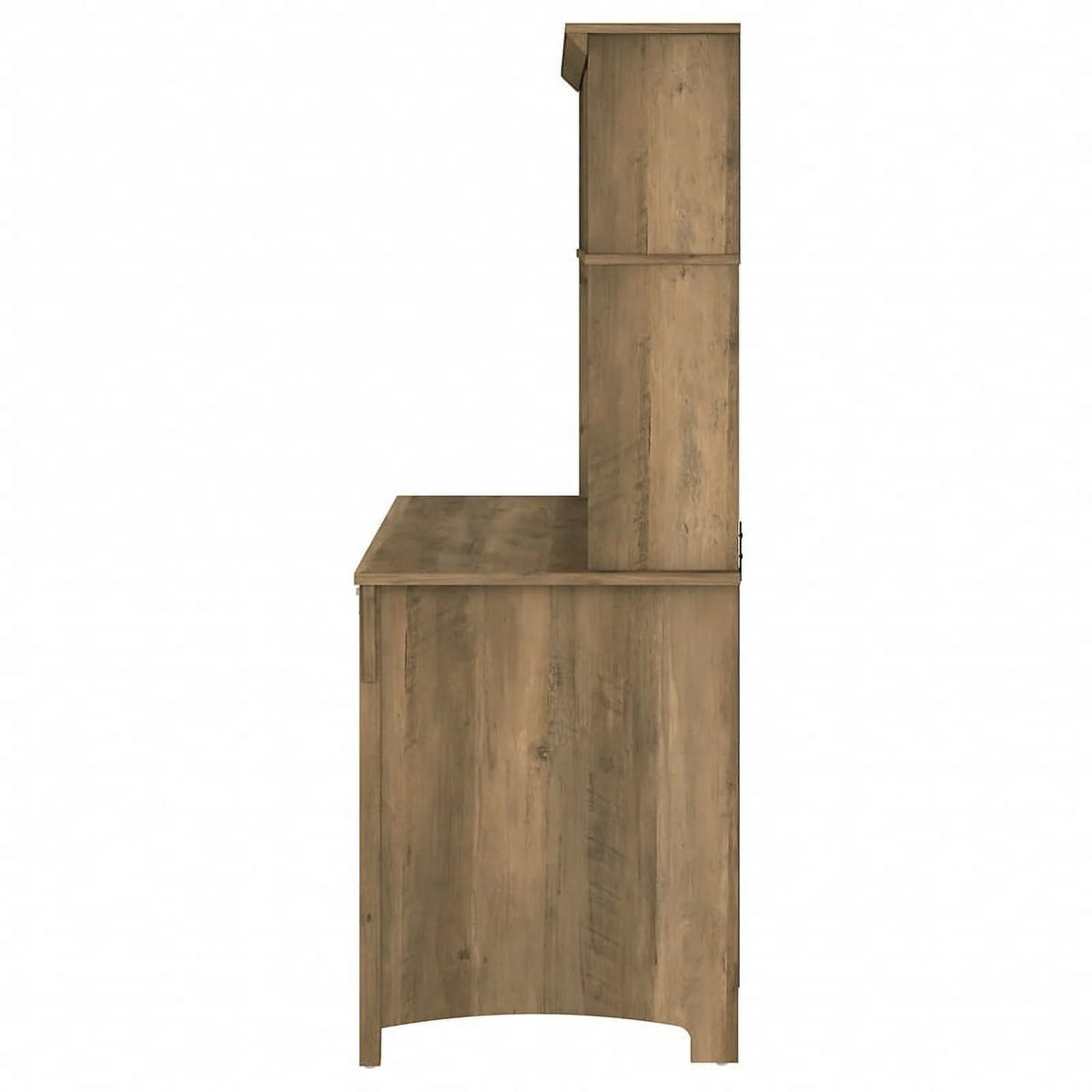 Small Computer Desk with Hutch in Reclaimed Pine M508496