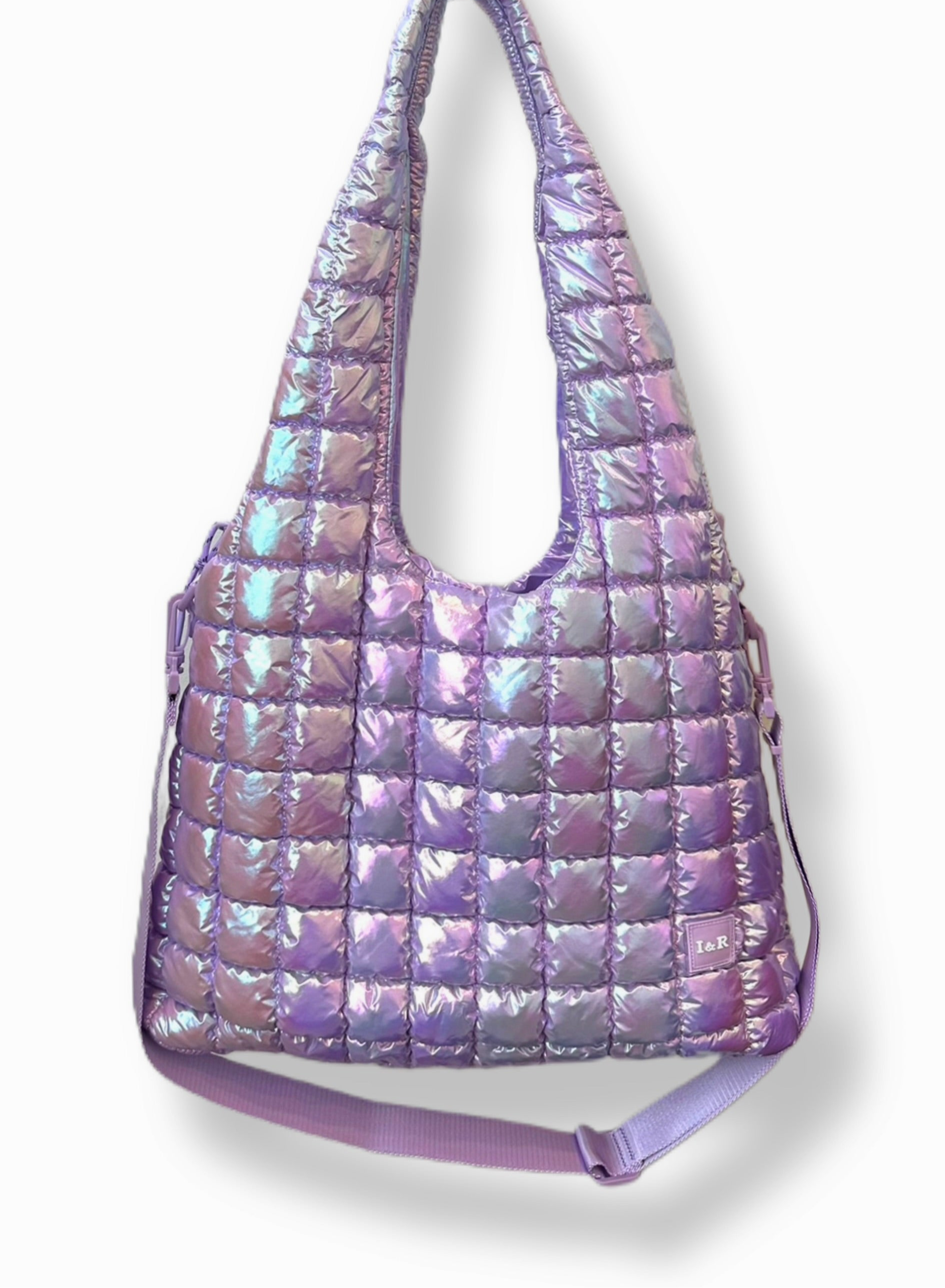 Iris Puff Galaxy Hobo (#24239) - Shiny and Stylish Bag -  By Iris & Rainbow