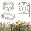 10.3 ft x 15.9 in Rustproof Metal Garden Fence Z8555