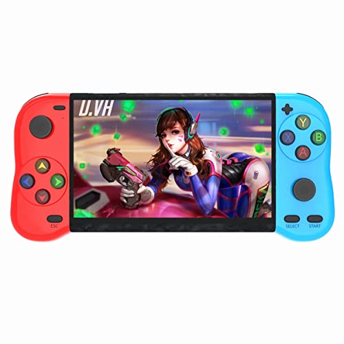 5.1-inch Handheld Game Console Built-in 12000 Games (Bluered) D2590