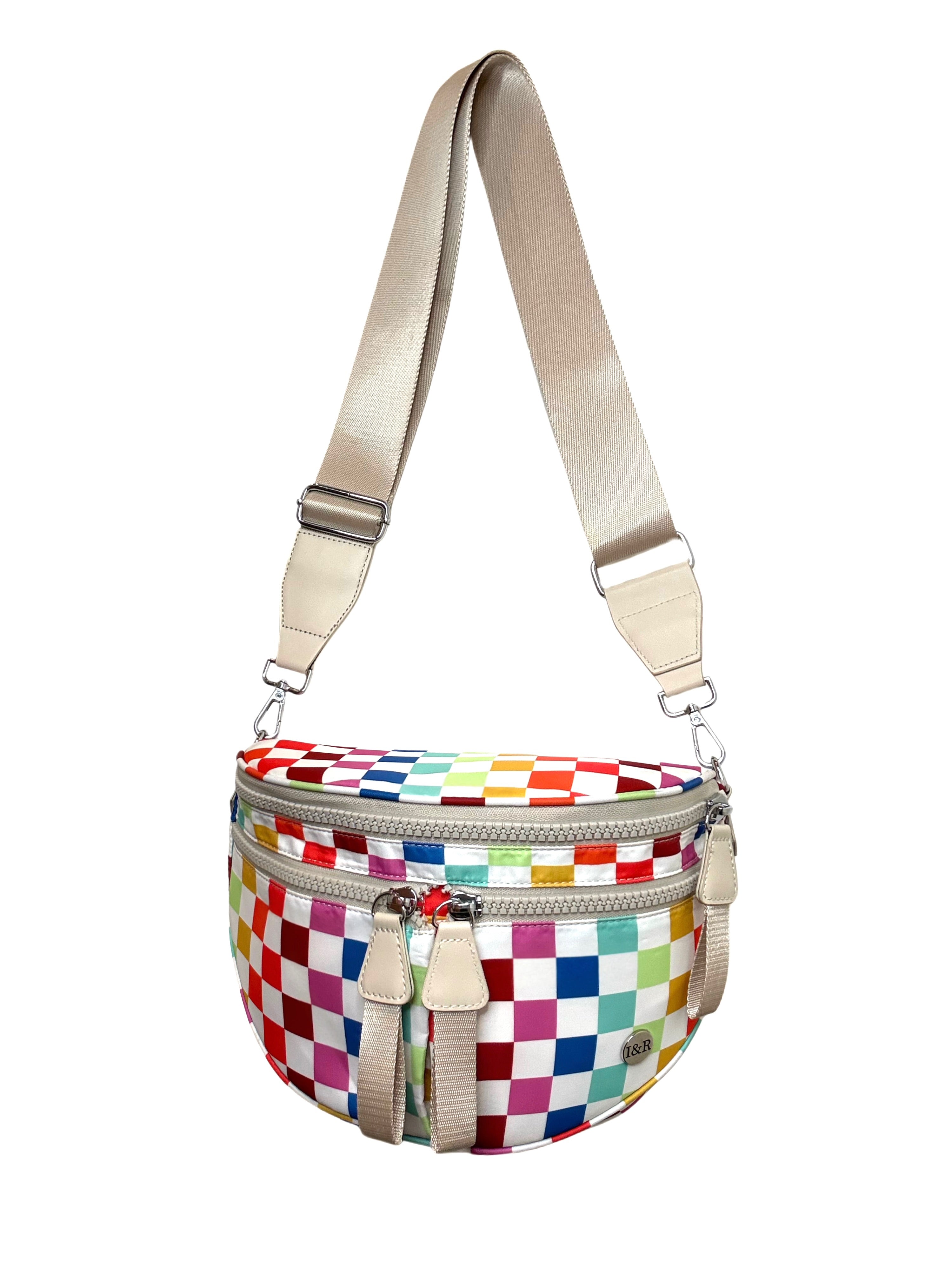 The Iris Best Version Crossbody Bag (#8061) Women's Fashion Saddle Bag - By Iris & Rainbow