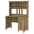 Small Computer Desk with Hutch in Reclaimed Pine M508496