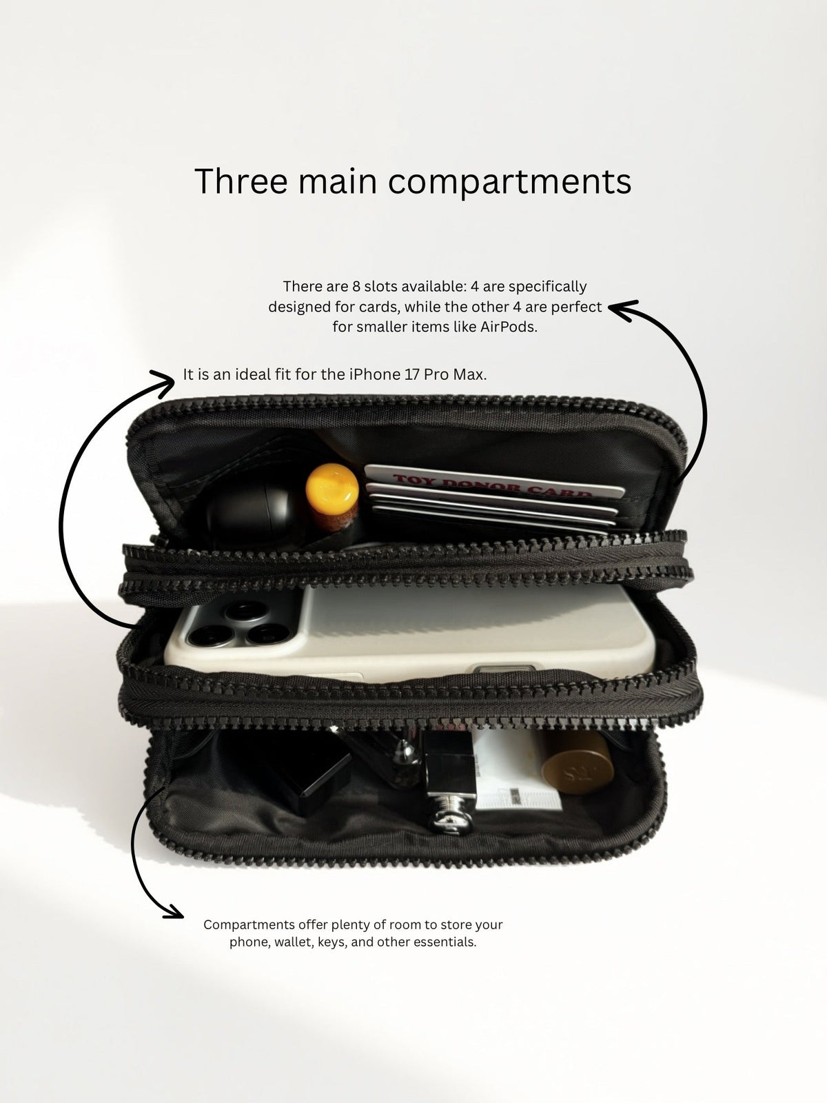Iris Trio Wallet (#8036-9) Zipper Wallet with RFID  -  By Iris & Rainbow