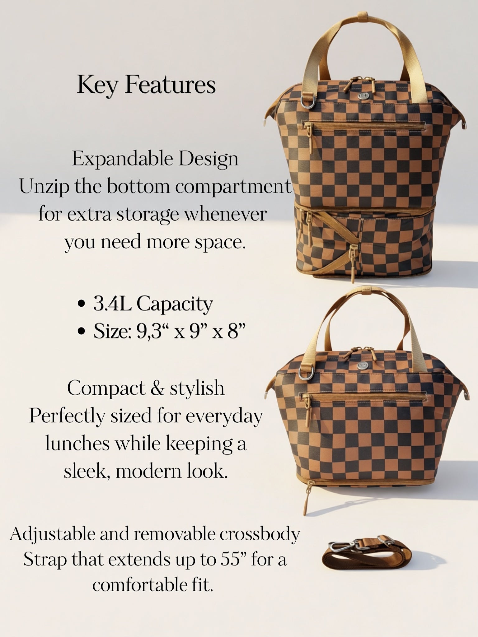 The Iris Must Have Lunch Bag (#2028) Insulated Convertible Bag - By Iris & Rainbow