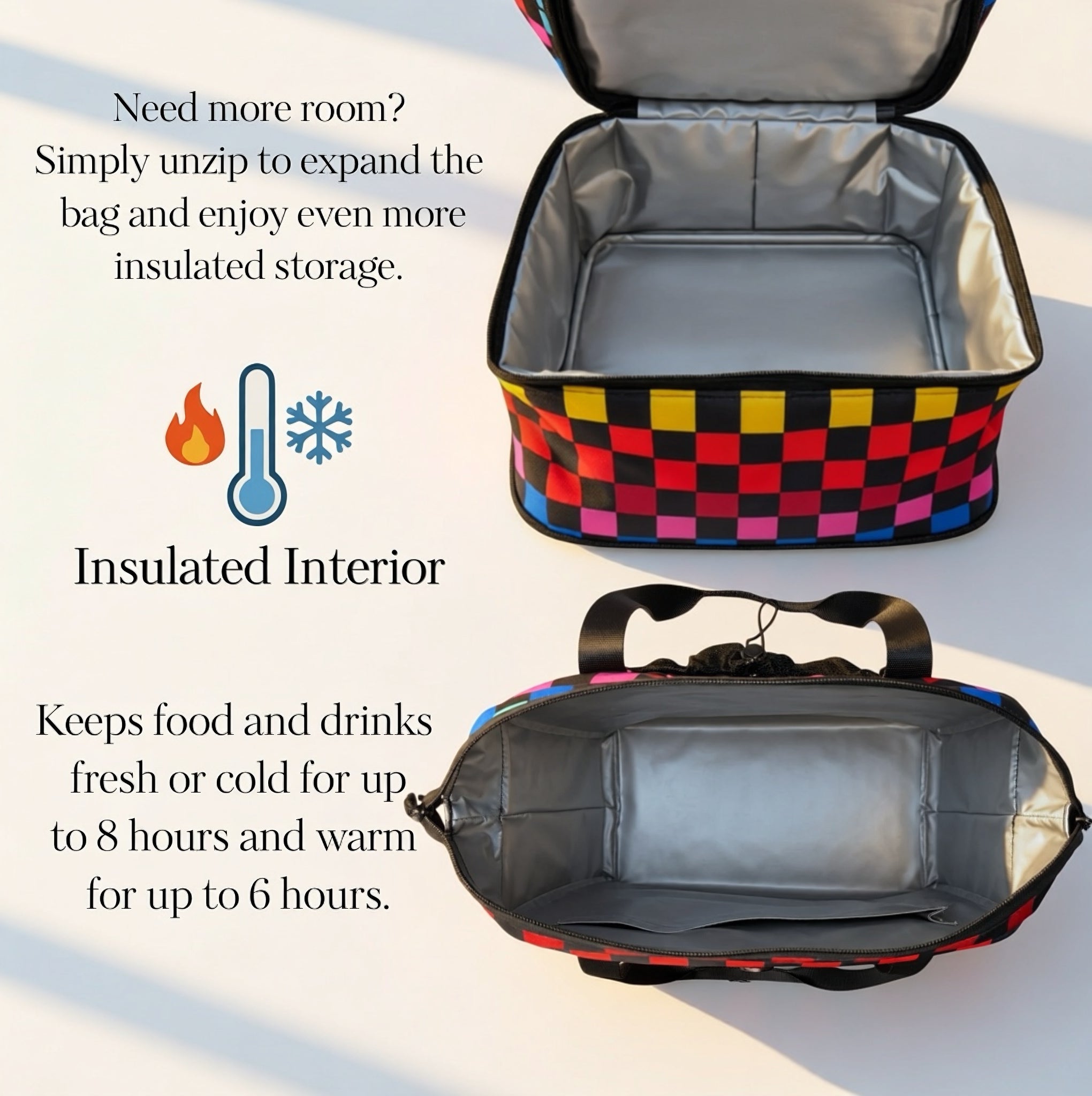 The Iris Must Have Lunch Bag (#2028) Insulated Convertible Bag - By Iris & Rainbow
