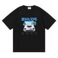 Rhude T-shirt F1 Racing Letter Logo Pattern Short Sleeve T-shirt