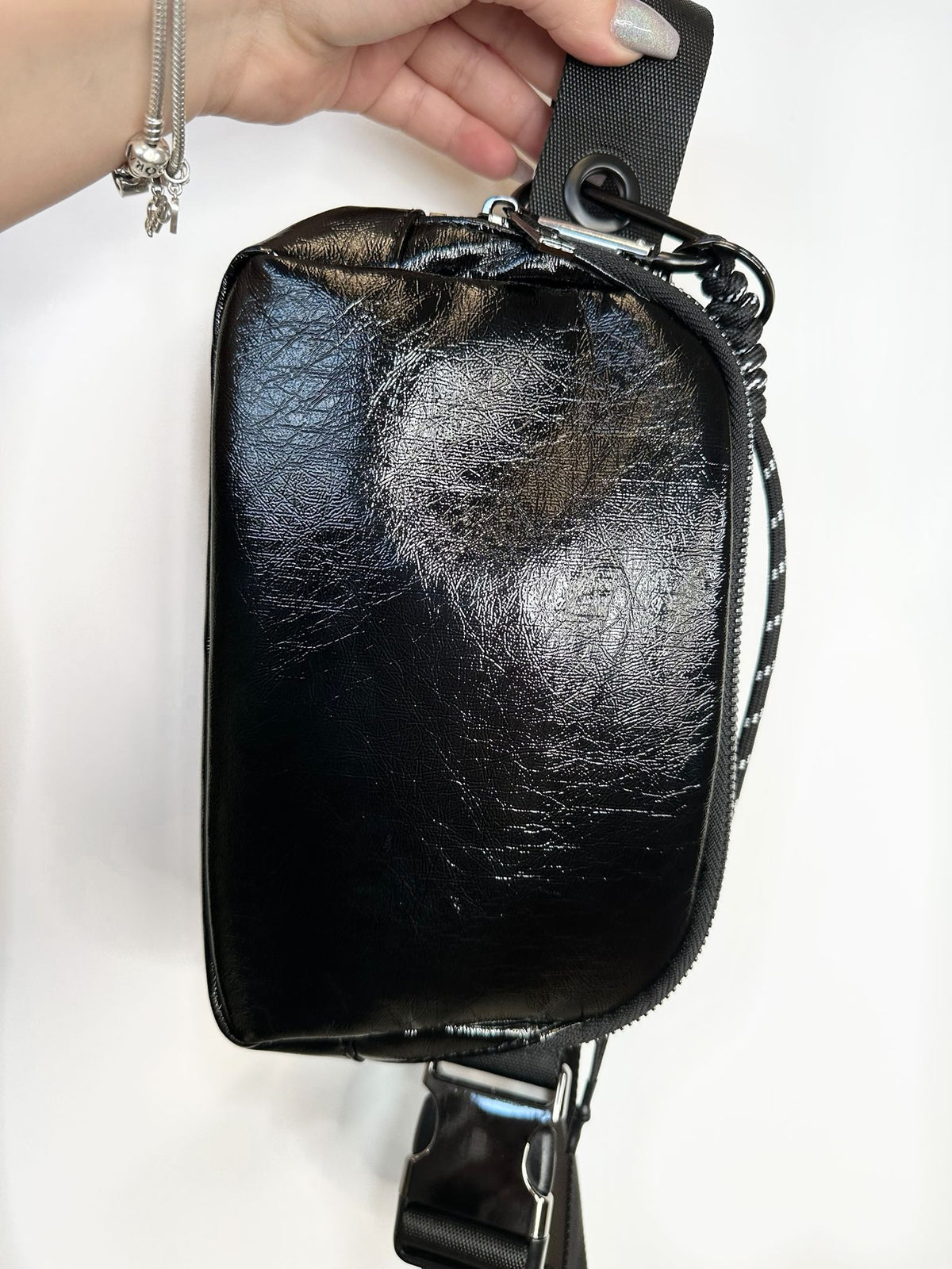 Iris Faux Leather 57" Long Strap Bag (#1140L) - By Iris & Rainbow