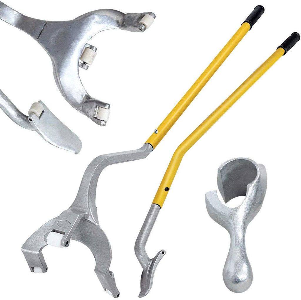 Steel Tire Mount Demount Tool Kit with Bead Breaker (Blue) C939812