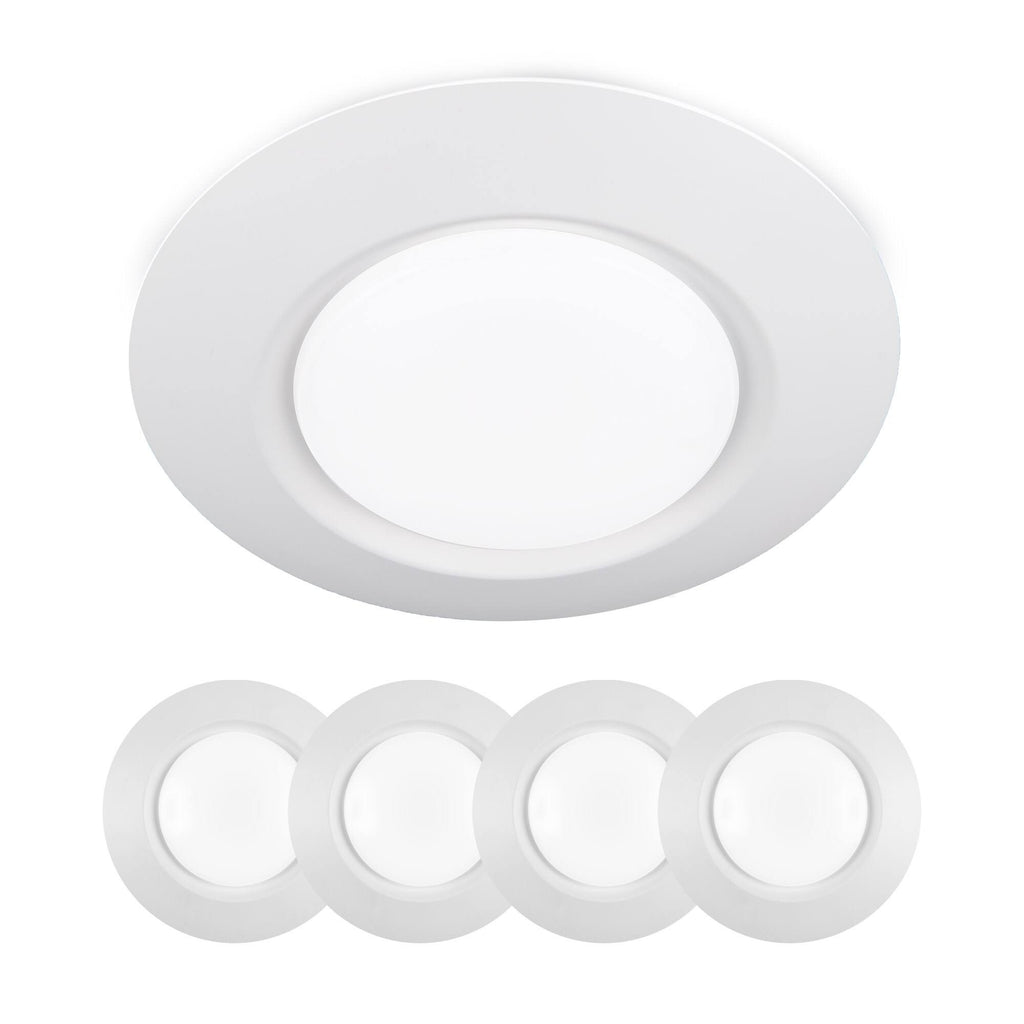 4 Pack White LED Flush Mount G90868