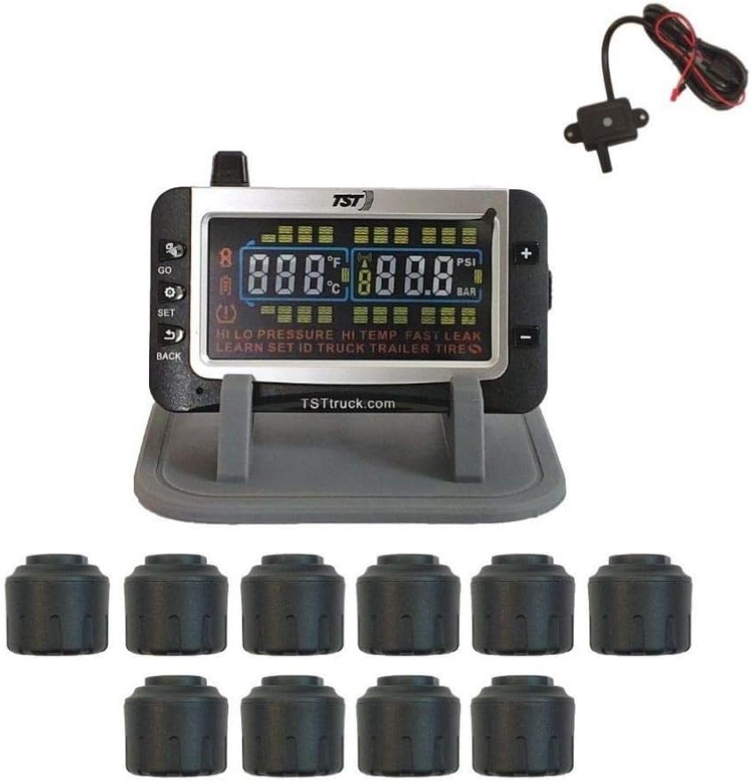 Tire Pressure Monitor with 8 Cap Sensors with Color Display E3571