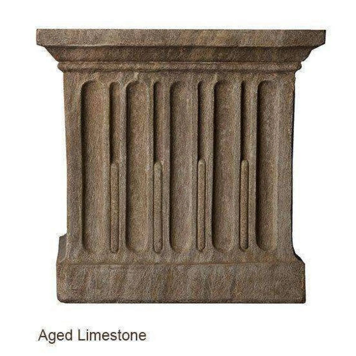 Grey Stone Curved Leaf Bench L827696