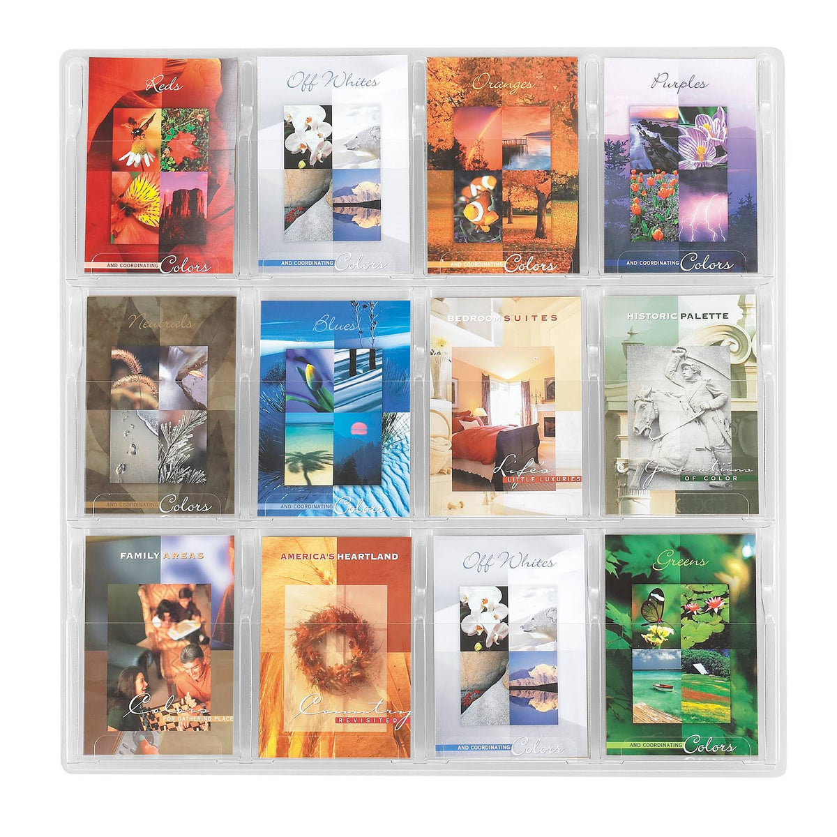 Clear 12-Pocket Plastic Booklet Display Rack G349223