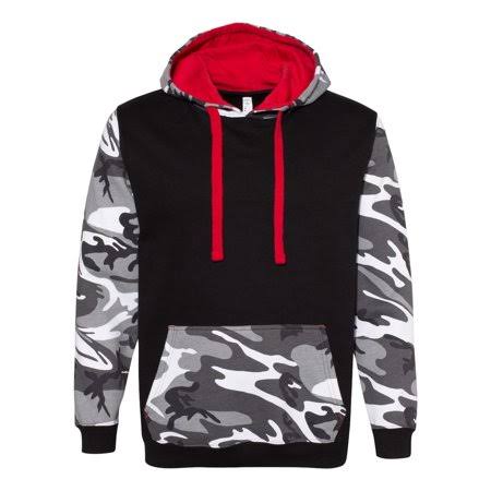 Black Camo Hooded Sweatshirt G772
