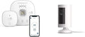 White Wireless Smart Garage Hub and Controller with Ring Indoor Cam HD Security Camera Y998451