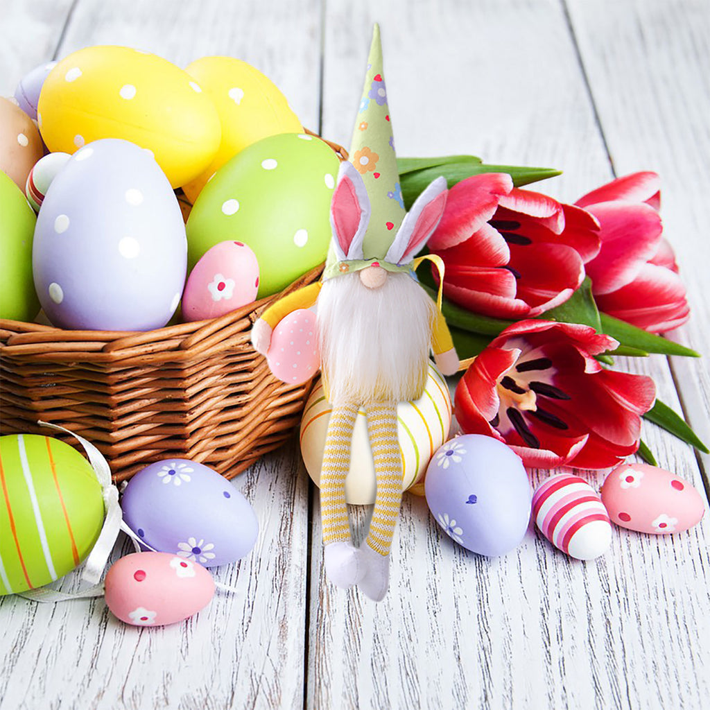 Jasmine Ornament Easter Bunny Carrot Doll Decoration 1PC A7375