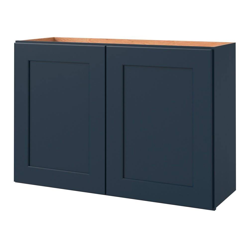 Navy Square Door Wall Cabinet O82039