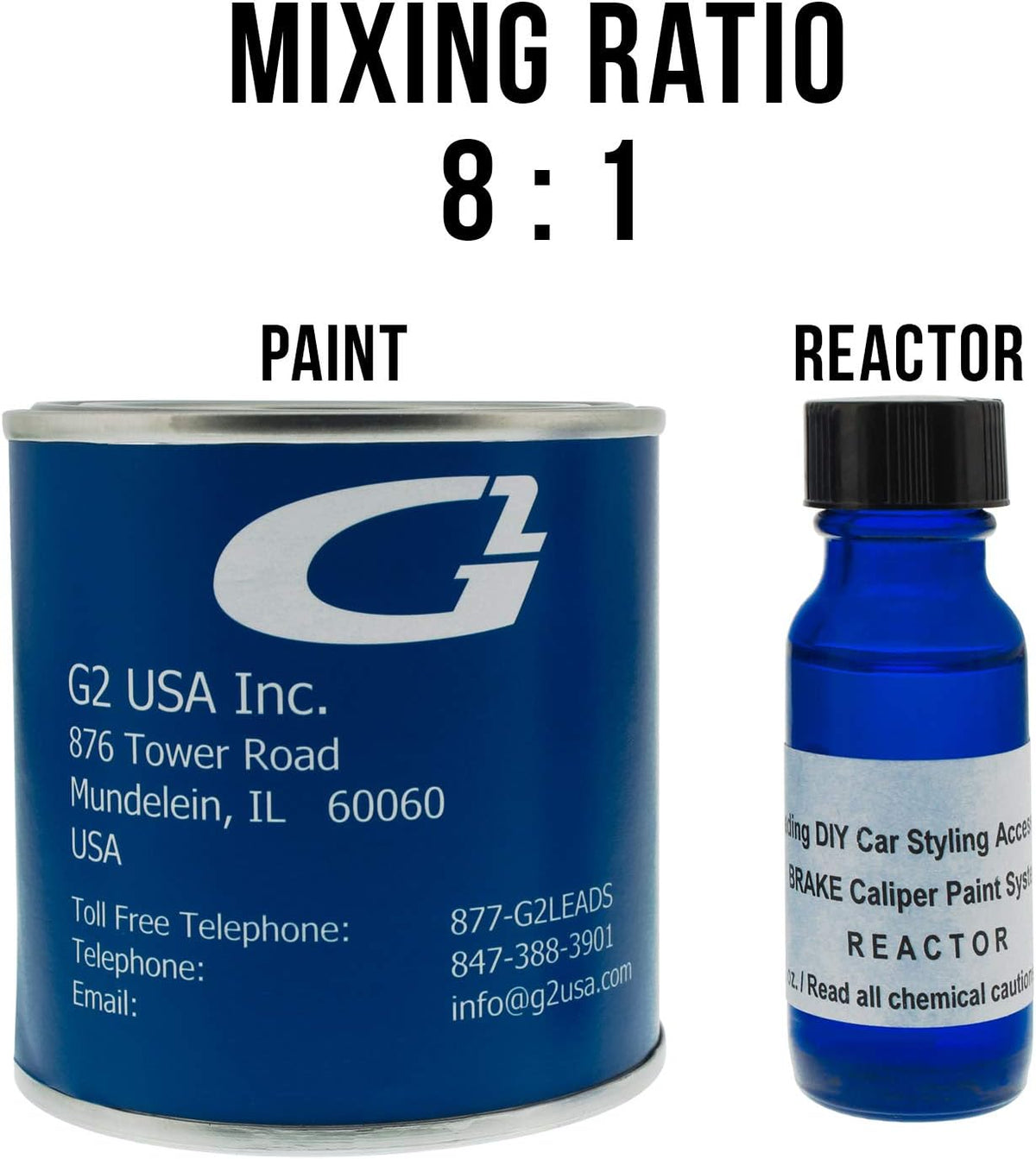 Red G2 Brake Caliper Paint System Kit G4236