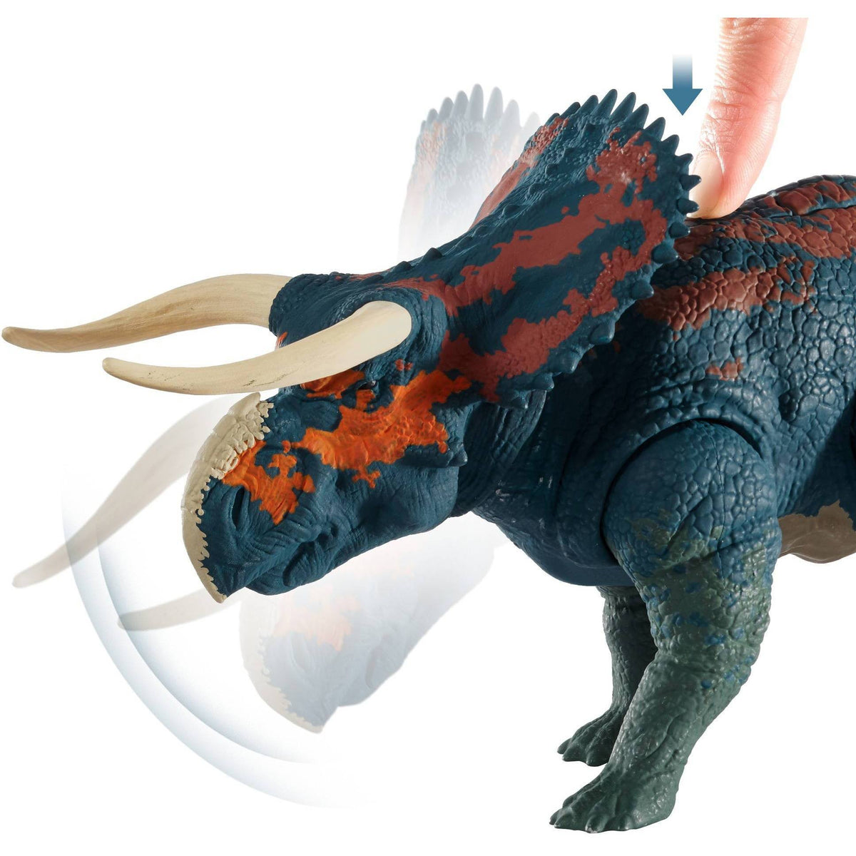 Dual Attack Nasutoceratops Dinosaur E918